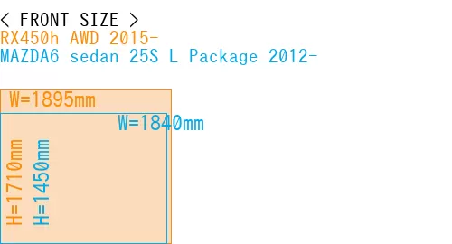 #RX450h AWD 2015- + MAZDA6 sedan 25S 
L Package 2012-
